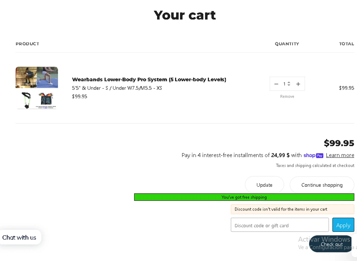 Wear Bands promo code screenshot showing code HELLO applied at Wear Bands checkout page. Uploaded by SimplyCodes community member Goto_Ch on Aug 15, 2025