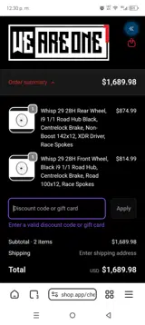 Ship4free coupon verification screenshot