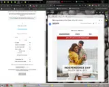 FREEDOM40 coupon verification screenshot