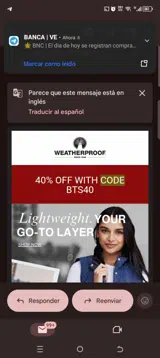 Bts40 coupon verification screenshot