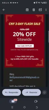 Cnyfl20 coupon verification screenshot