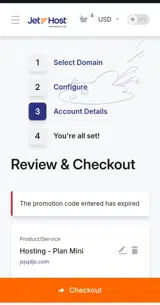 WHS coupon verification screenshot