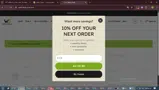 Weed-Deals coupon verification screenshot
