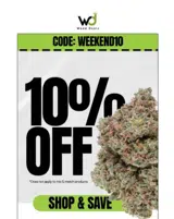 Weed-Deals coupon verification screenshot