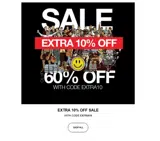 EXTRA10 coupon verification screenshot