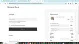 WELCOME10 coupon verification screenshot
