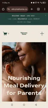 HOLIDAY10 coupon verification screenshot