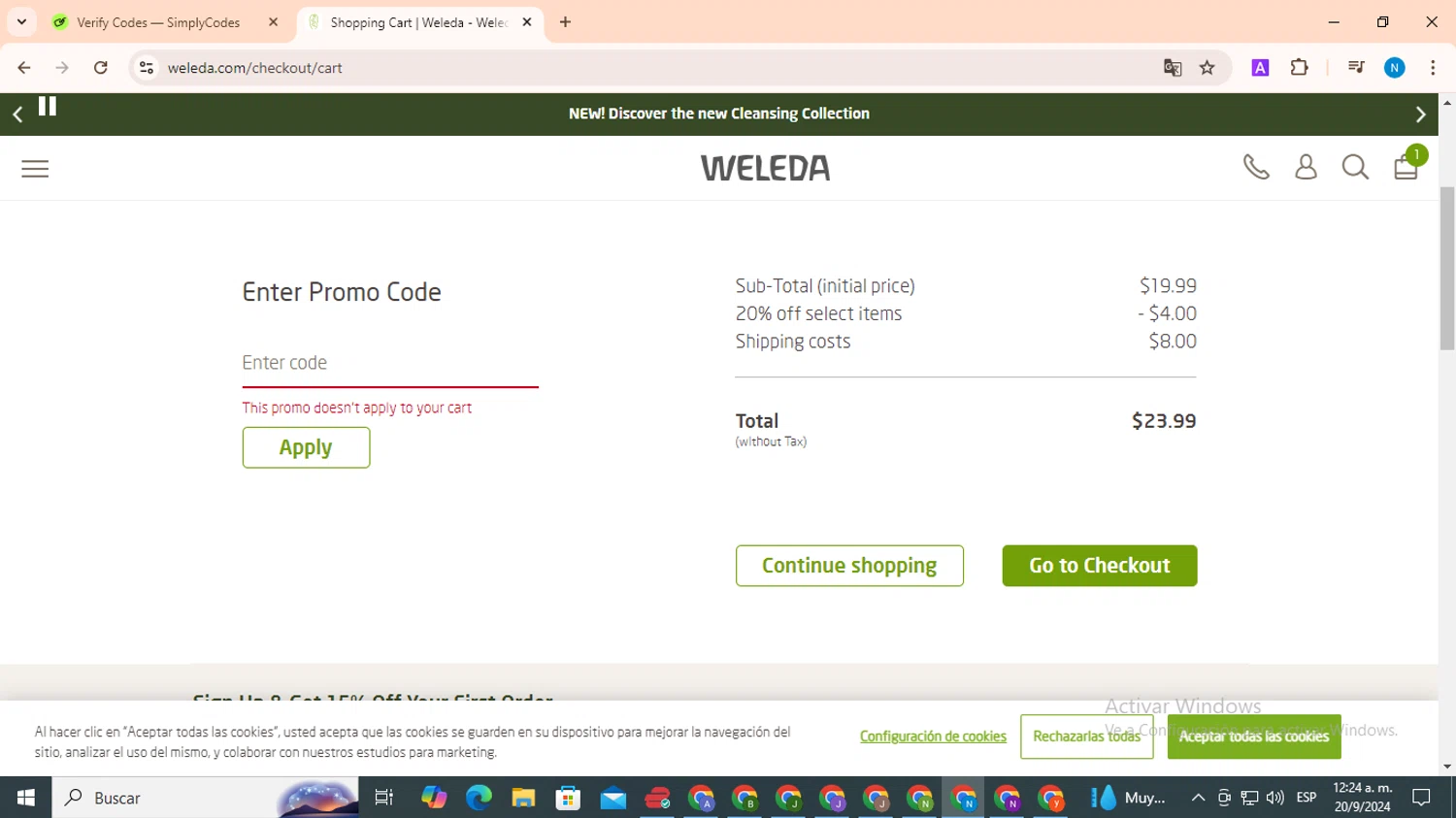 how to use Weleda coupons
