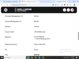 Wellness Peptides coupon verification screenshot