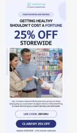 25foru coupon verification screenshot