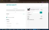 We Love Eyes coupon verification screenshot