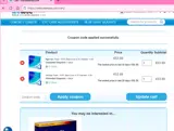 WELOVE coupon verification screenshot