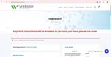 Werner Science coupon verification screenshot