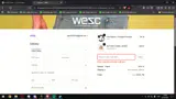 WESC30 coupon verification screenshot