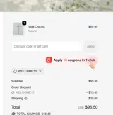 West Coast Catholic coupon verification screenshot