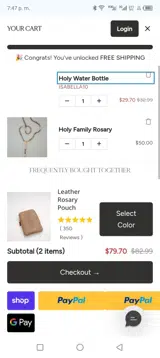 West Coast Catholic coupon verification screenshot