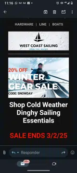 SNOWDAY coupon verification screenshot