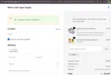 West Coast Vape Supply coupon verification screenshot