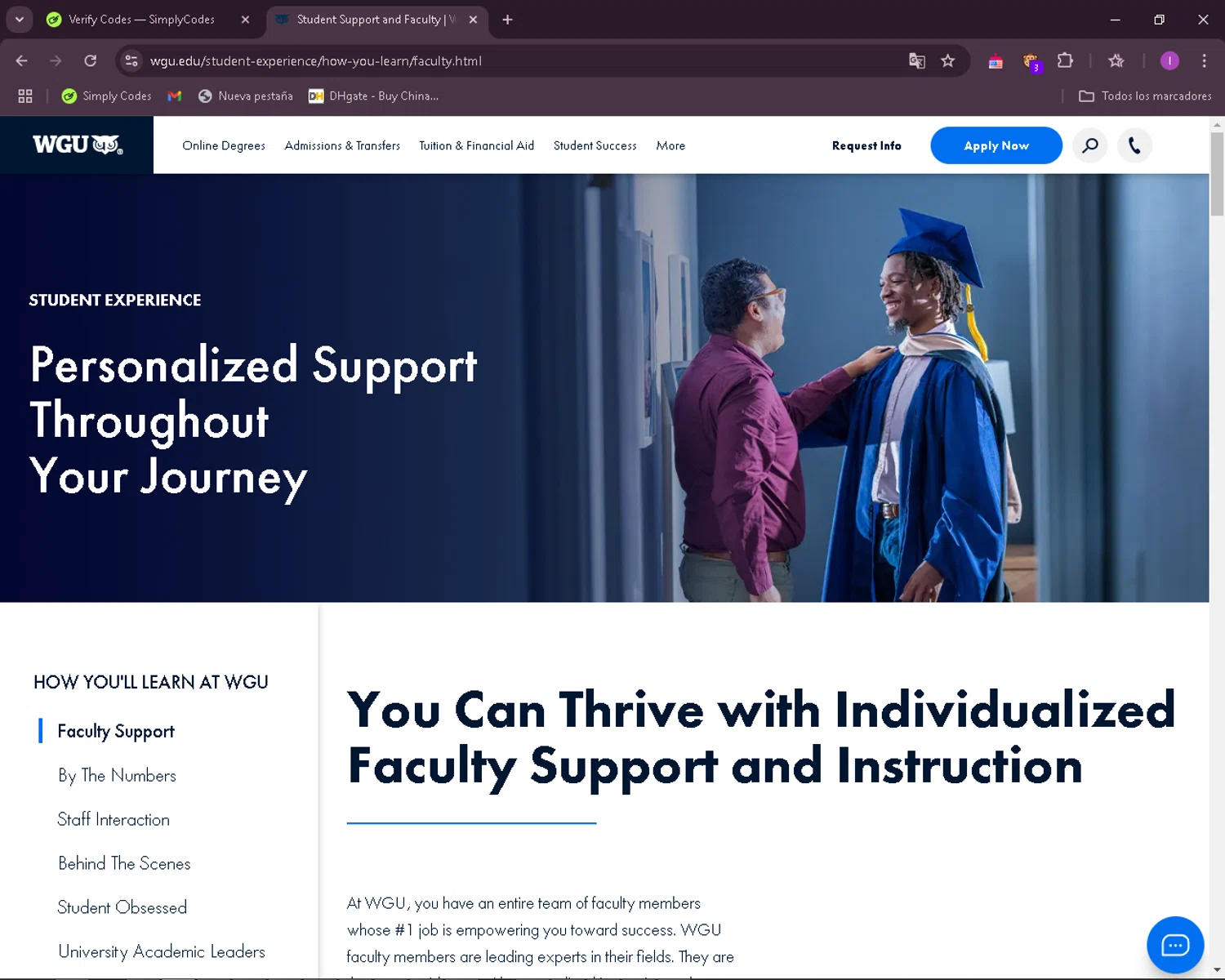 Western Governors University checkout page showing Western Governors University promo code box | Screenshot taken by SimplyCodes community member on Nov 15, 2024
