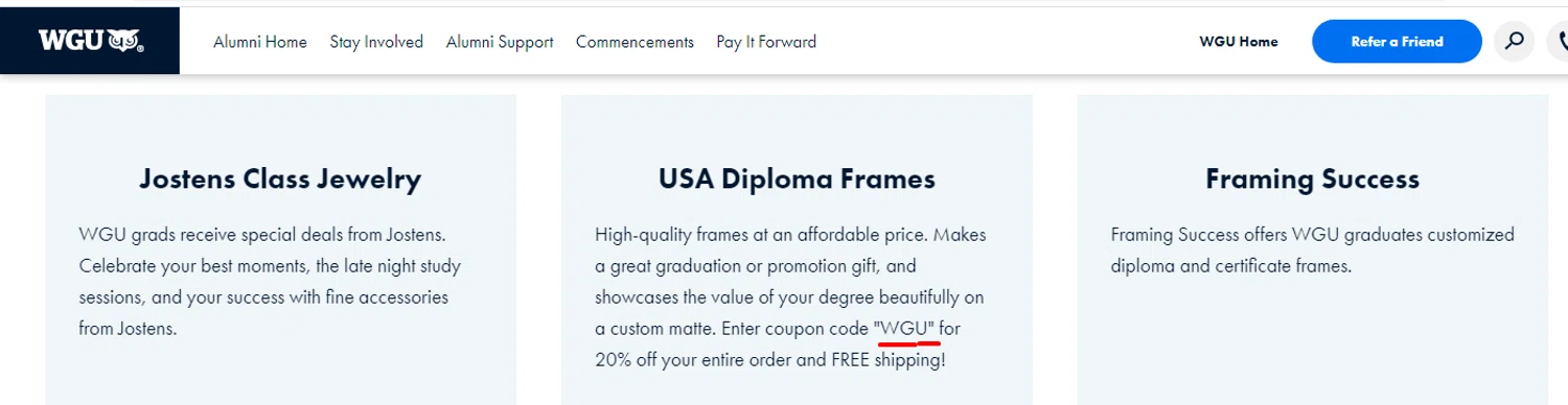 Western Governors University promo code screenshot showing code WGU applied at Western Governors University checkout page. Uploaded by SimplyCodes community member RonaldAcunaJr on May 4, 2025