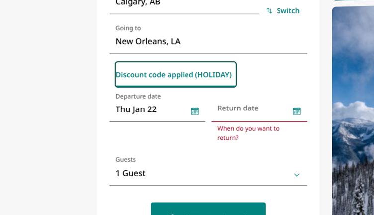 WestJet Promo Codes - 10% Off (7 Verified) Jan 2026