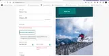 WestJet coupon verification screenshot