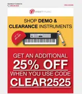 clear2525 coupon verification screenshot