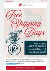 NATFREESHIP25 coupon verification screenshot