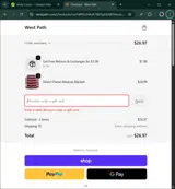 BFCMDeals2025 coupon verification screenshot