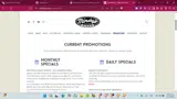 Westshore Pizza coupon verification screenshot