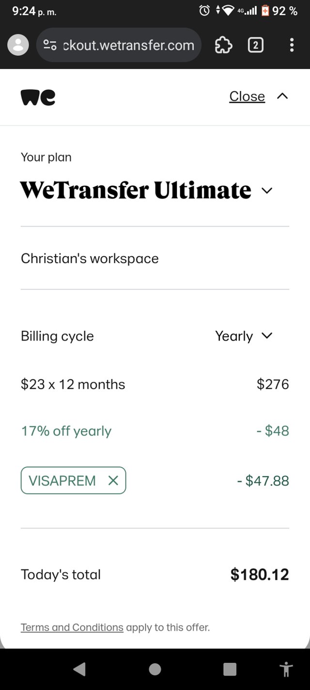 WeTransfer Promo Codes (6 Verified) - 40% Off Mar 2025