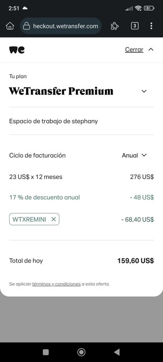 WeTransfer Promo Codes - 40% Off | November 2024