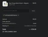 LIFEONGILBERTPEAK10 coupon verification screenshot