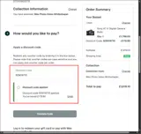 SONYA710 coupon verification screenshot