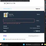 Liz coupon verification screenshot