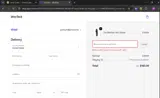VRW coupon verification screenshot