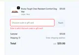 BARKFRIDAY22 coupon verification screenshot