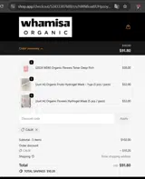 CALIX coupon verification screenshot