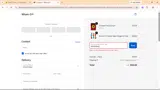 MEMORIAL coupon verification screenshot