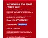 WMOBFCM coupon verification screenshot