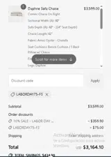 LABORDAY75-FS coupon verification screenshot