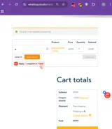 what10 coupon verification screenshot