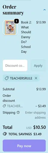 What Should Danny Do? coupon verification screenshot