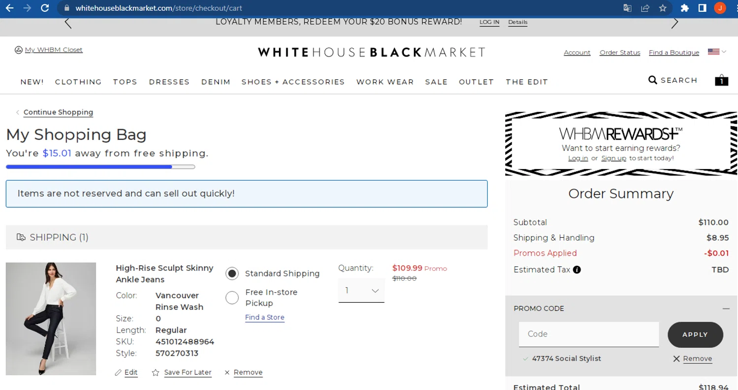 White House Black Market Coupons 20 Off October 2024