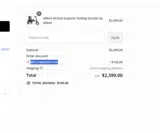 WELCOMEBACK100 coupon verification screenshot