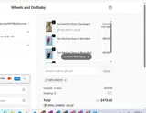 Wheels & Dollbaby coupon verification screenshot