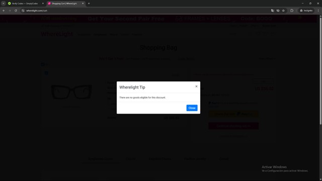 WhereLight checkout page showing WhereLight promo code box | Screenshot taken by SimplyCodes community member on Aug 4, 2025