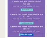 TOYCHEST88 coupon verification screenshot