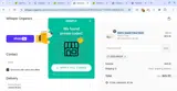 Whisper Organics coupon verification screenshot