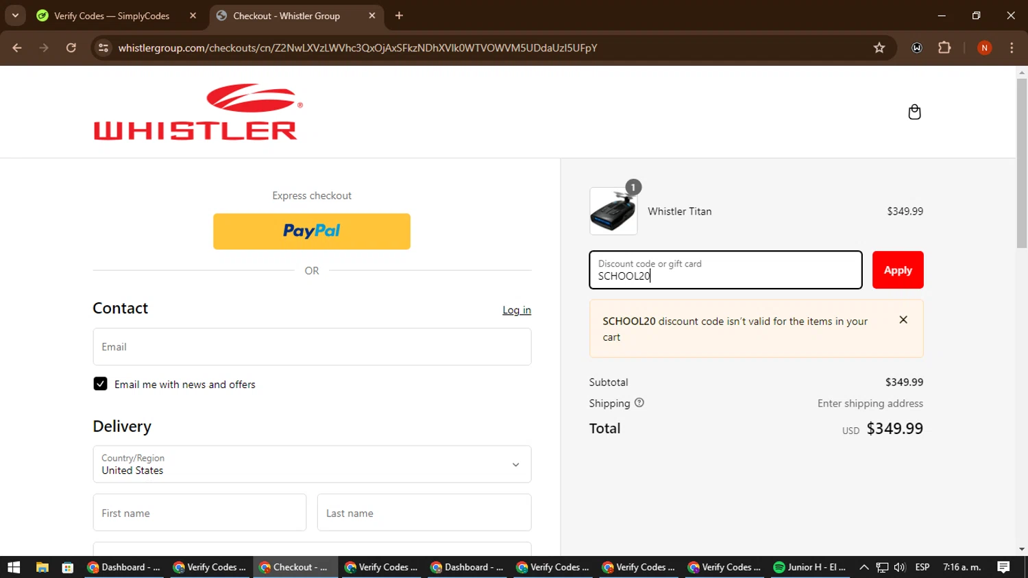 how to use Whistler Group coupons